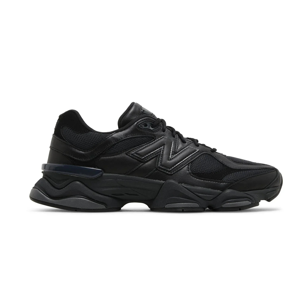 9060 "Triple Black Suede Patent"
