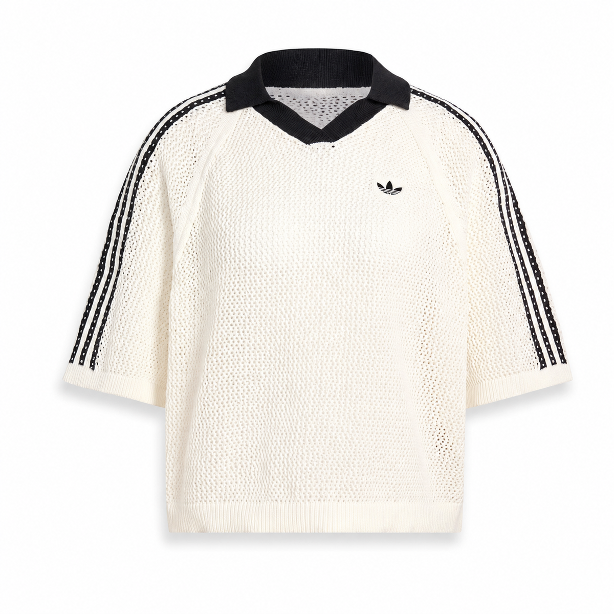 Knitted Crochet Set (Shorts + Polo Shirt)