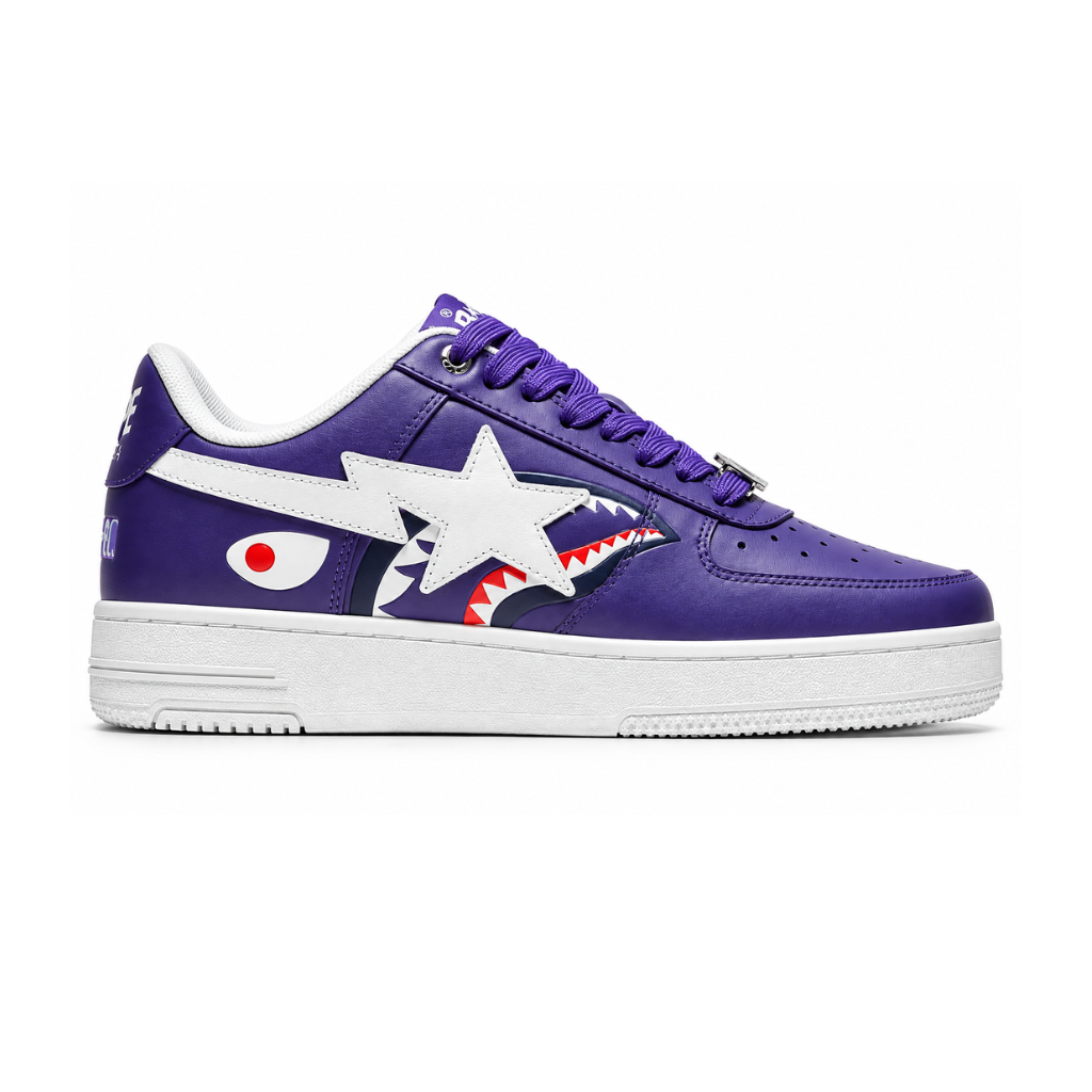 Bape Sta Shark Purple/White