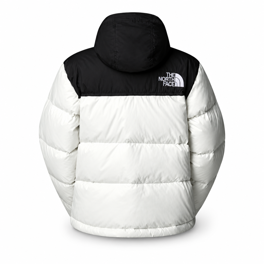 Nuptse Short Jacket – Snow White