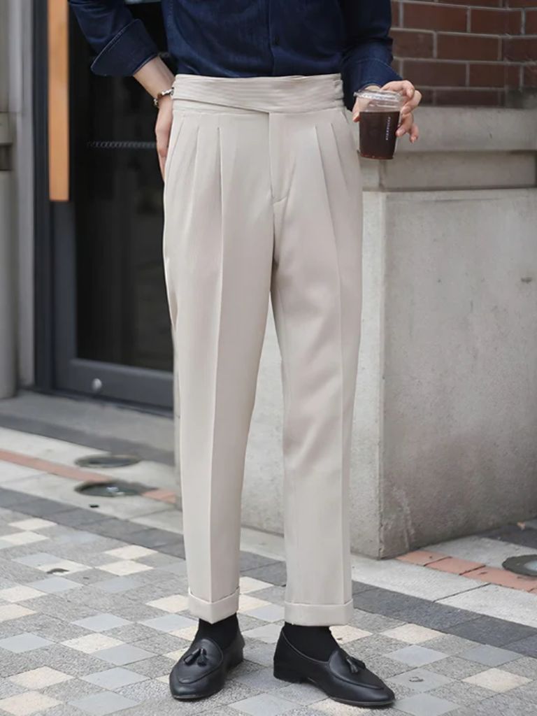 Corduroy Elegant Trousers - Verocci Essentials