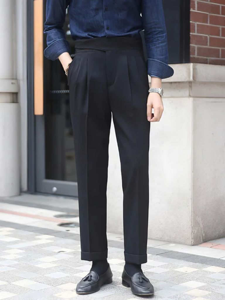 Corduroy Elegant Trousers - Verocci Essentials